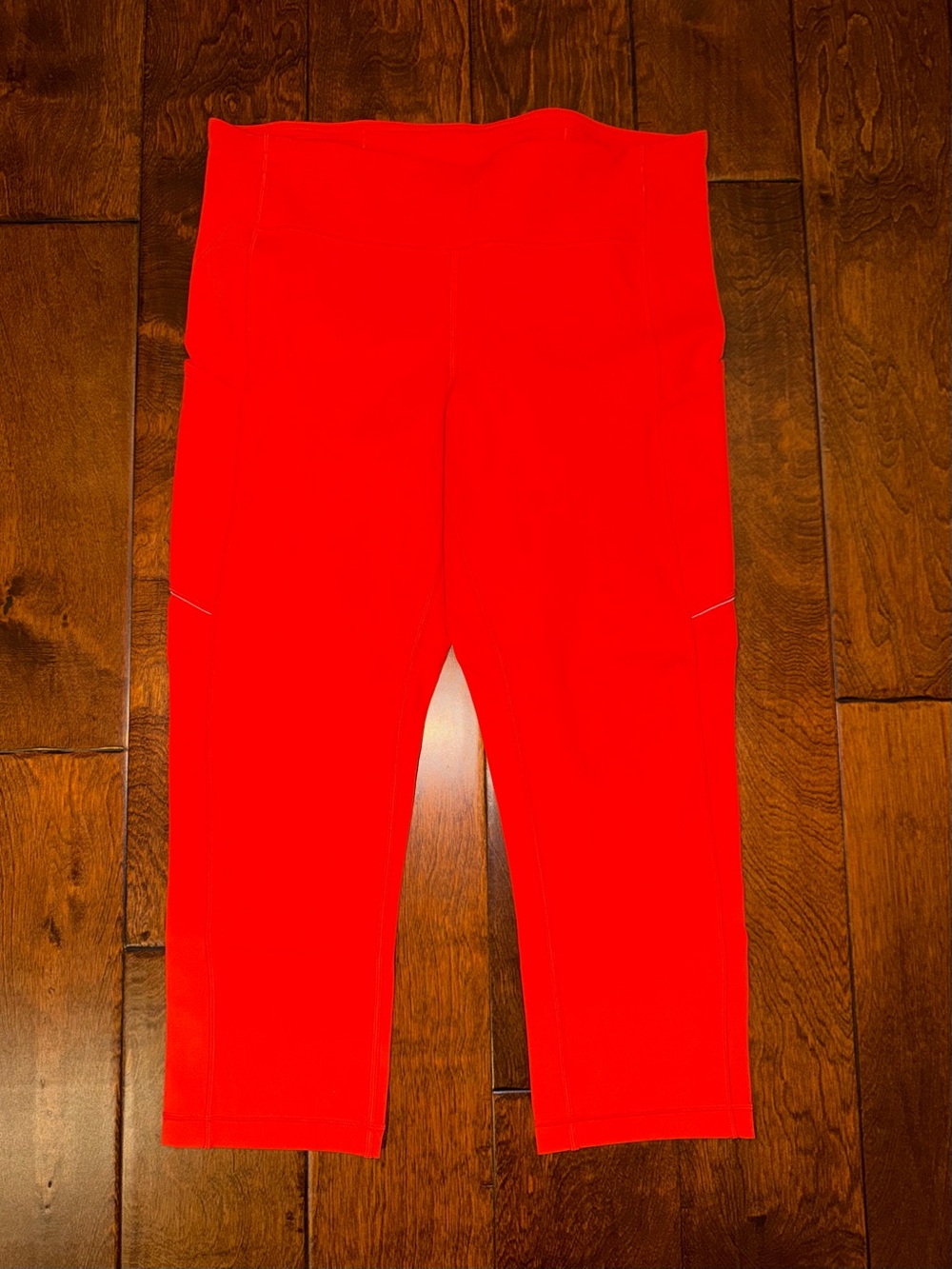 lululemon athletica Bright Orange Capri Leggings